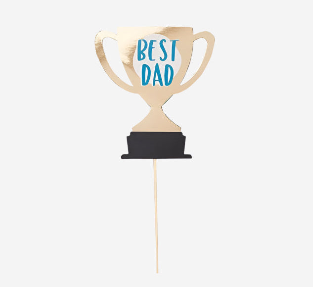 ‘BEST DAD’ Trophy Cake Topper
