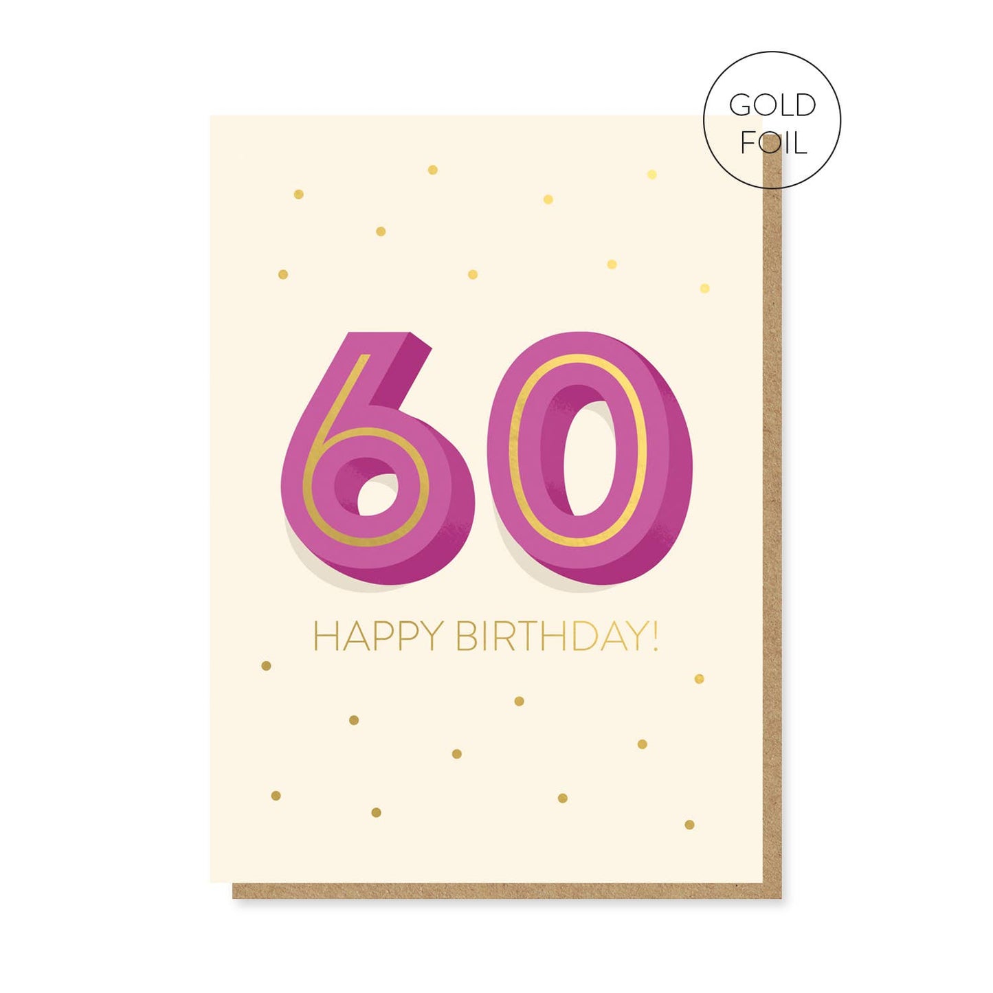 The Big 6-0 Birthday Card