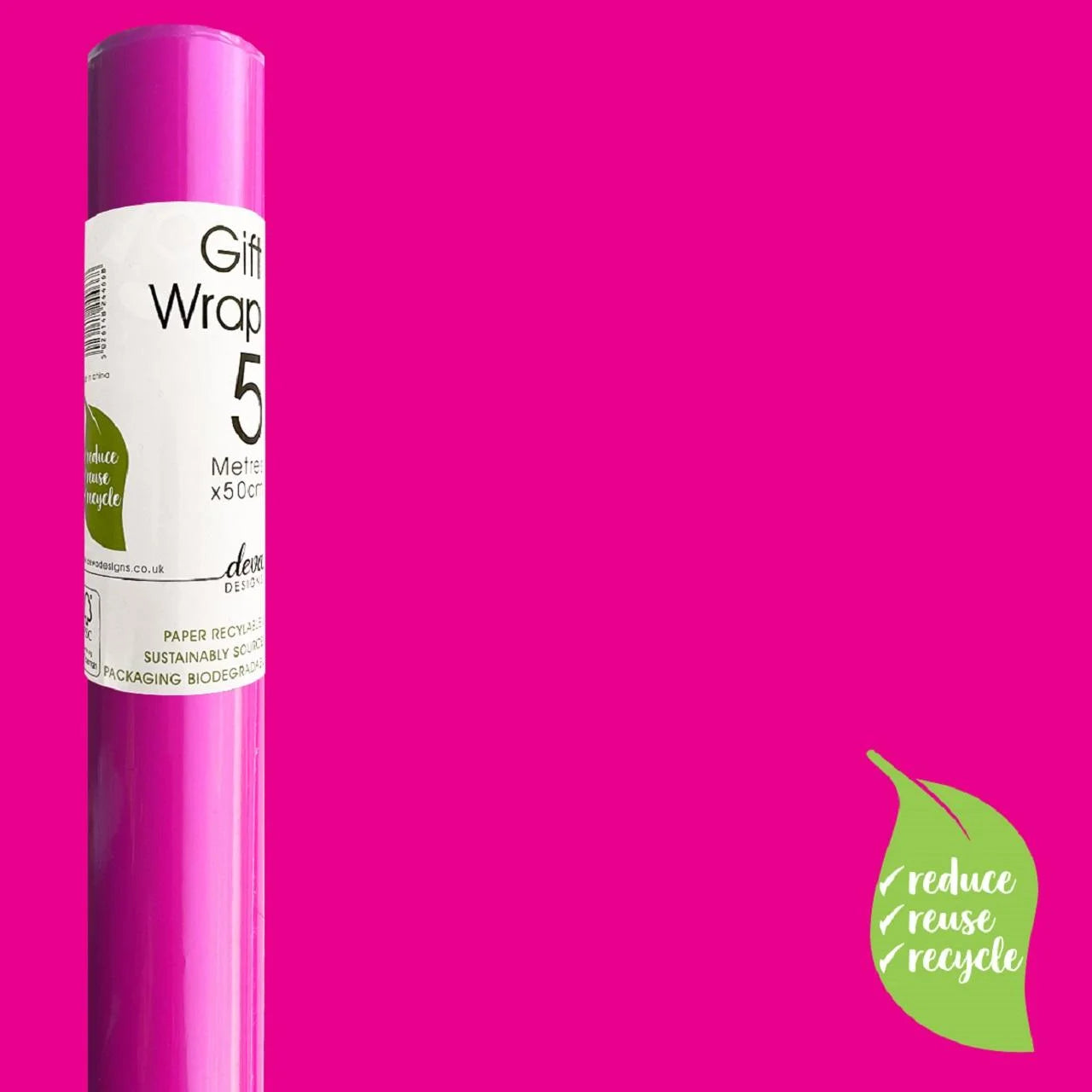 Fuchsia Wrapping Paper Roll