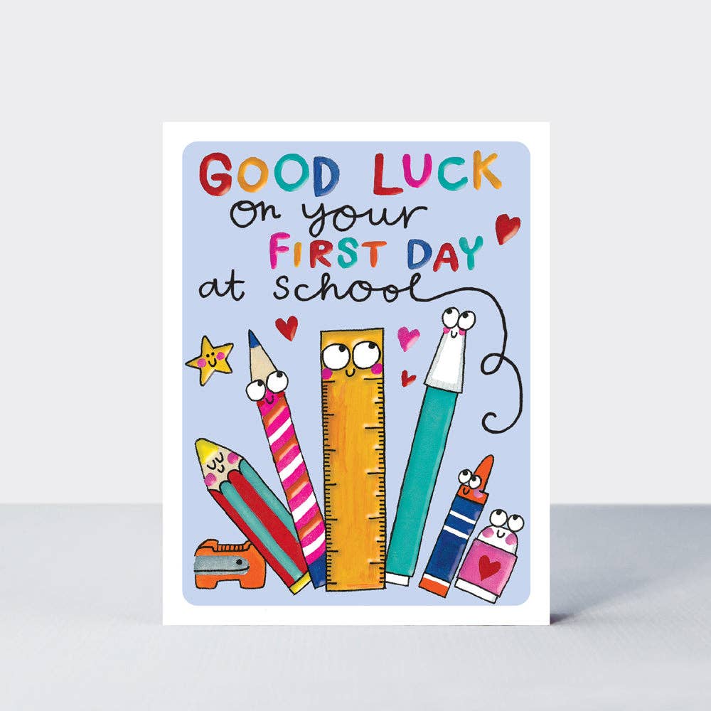 Academic Hey! - Good Luck 1st Day At School/Pens & Pencils