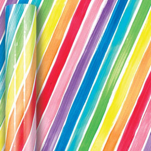 Rainbow Stripes Wrapping Paper roll