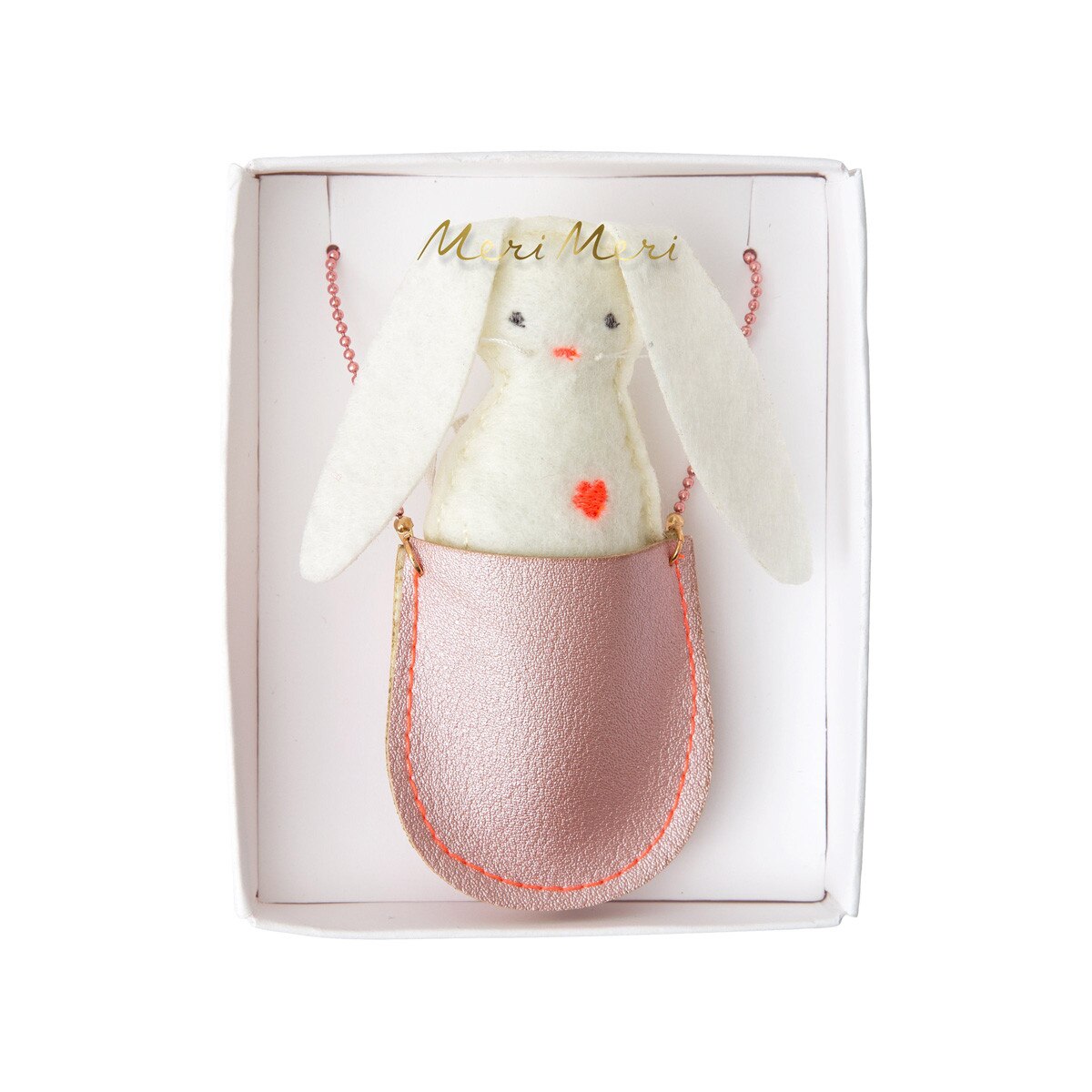 Bunny Pocket Necklace by Meri Meri