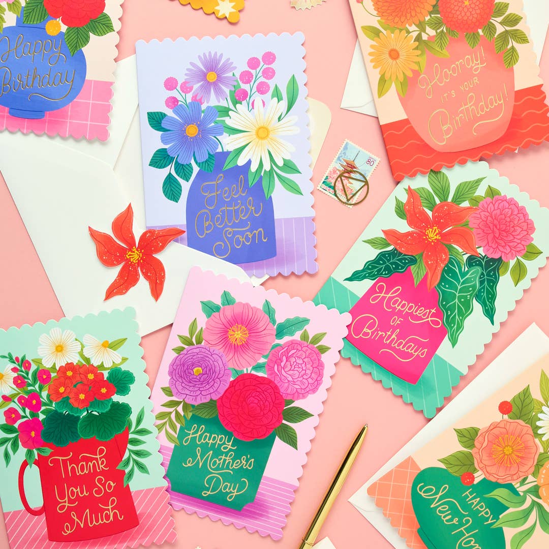 Happy Mother's Day Flowers Card