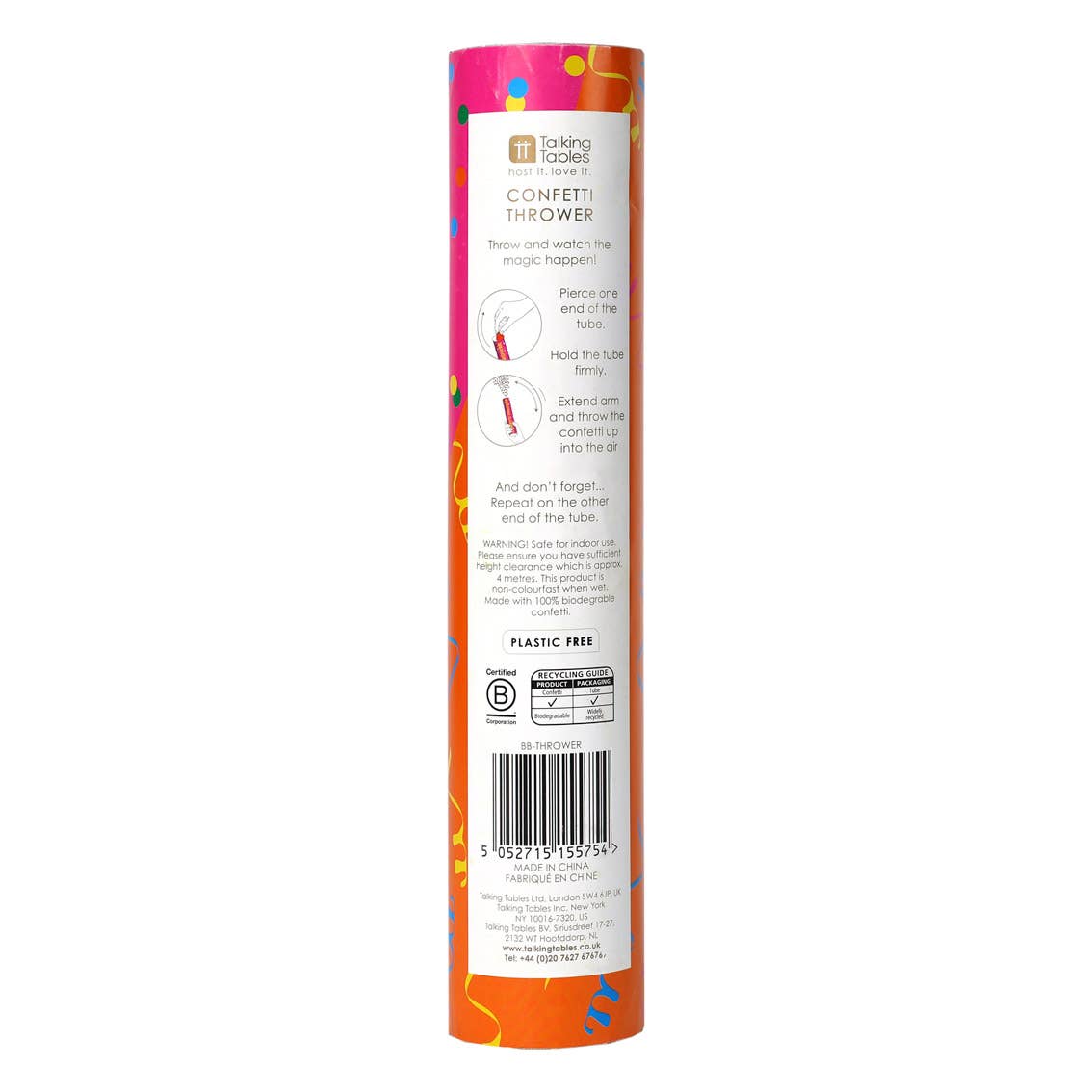 Colourful Confetti Thrower