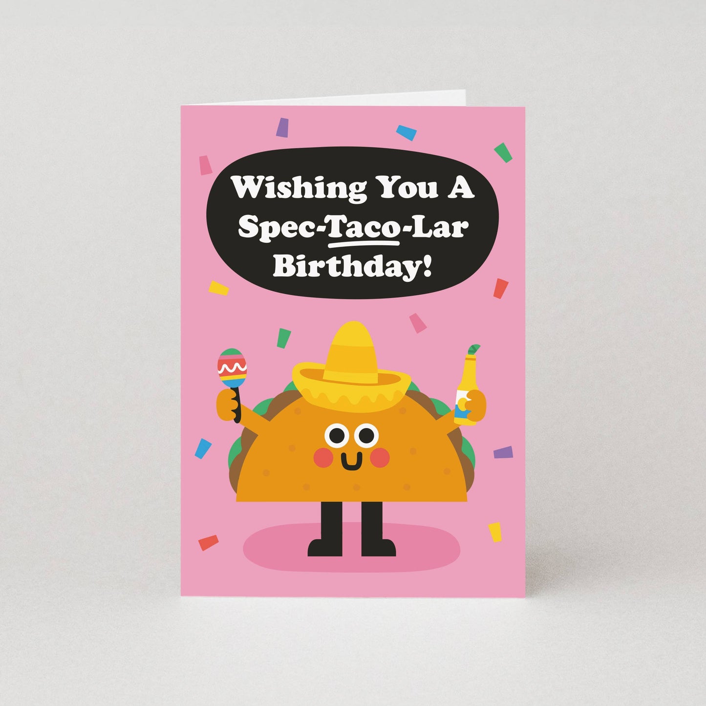 Wishing You A Spec-Taco-Lar Birthday Card