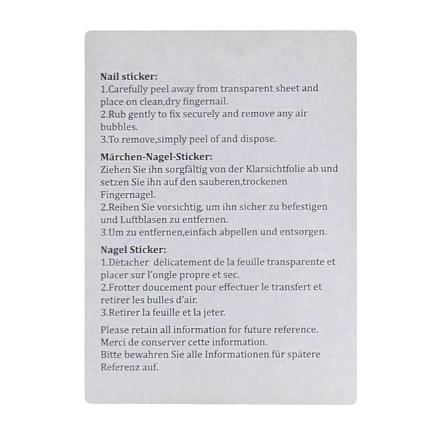 Children's nail stickers - Spooky