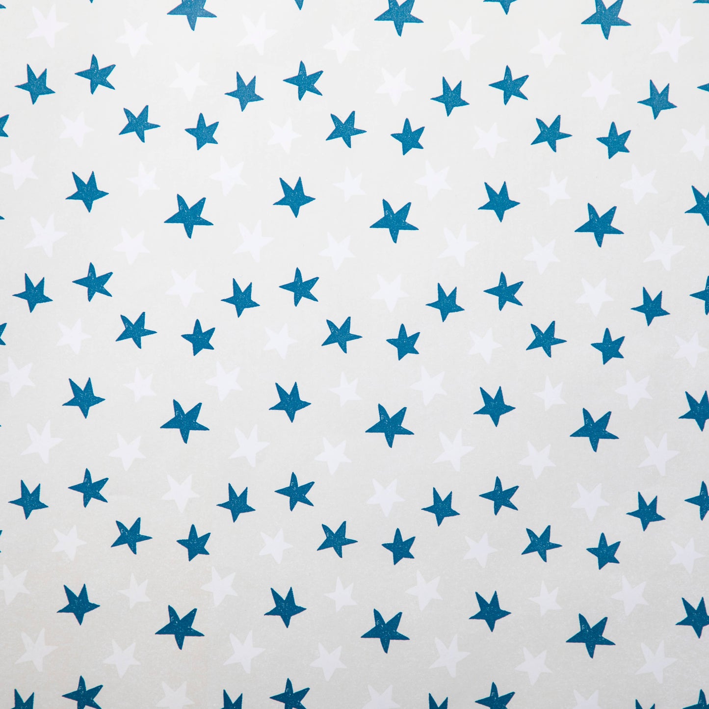 Blue White Stars Eco Wrapping Paper Roll Wrap Premium