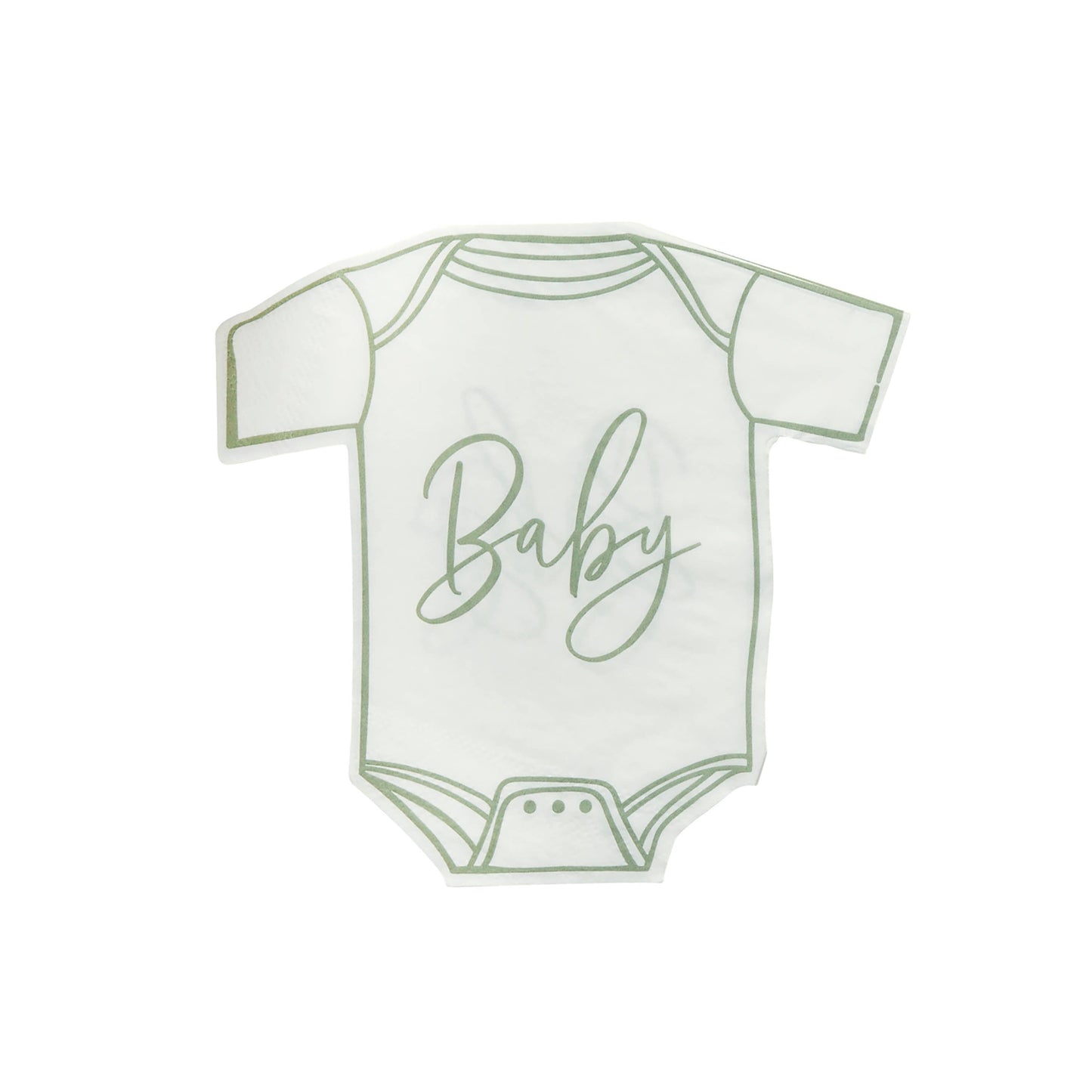Sage Babygrow Paper Napkins