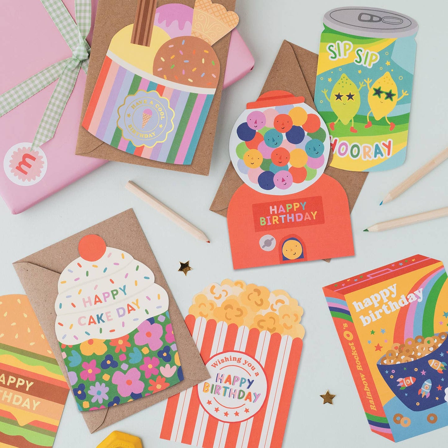 Cheeseburger Birthday Card