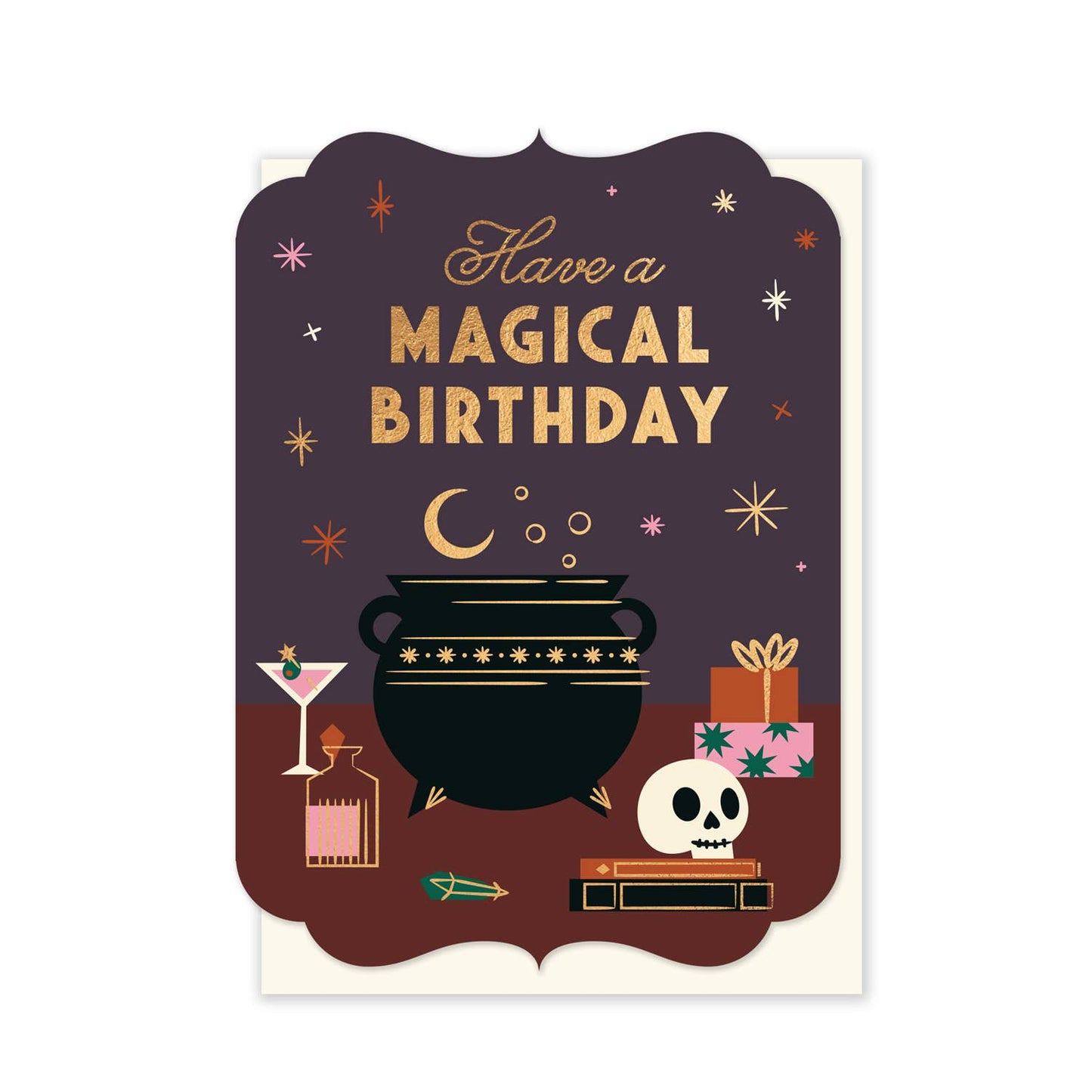 Witchy Birthday Card | Birthday Card | Luxury Foil Card: Celo Bags