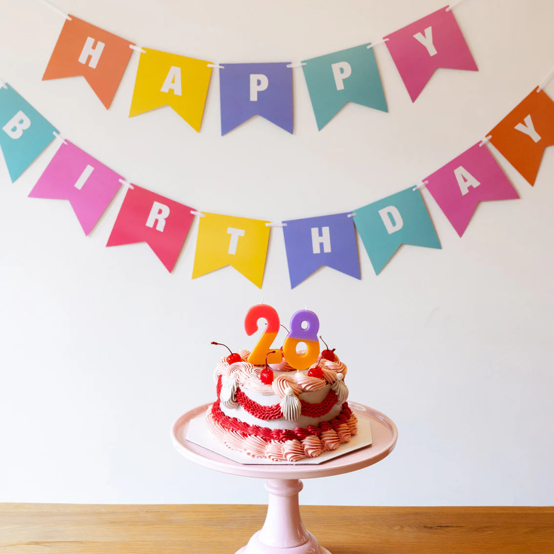 Customisable Write on Sticker Bunting