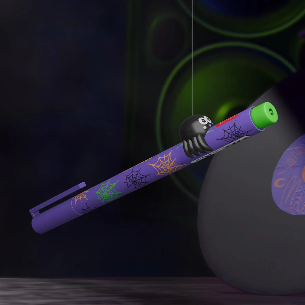 “Free Hugs” Spider Gel Pen – Neon Green Ink – Legami Lovely Friends