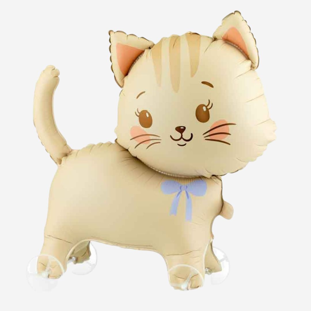 Cat on Wheels Inflated Walking Balloon