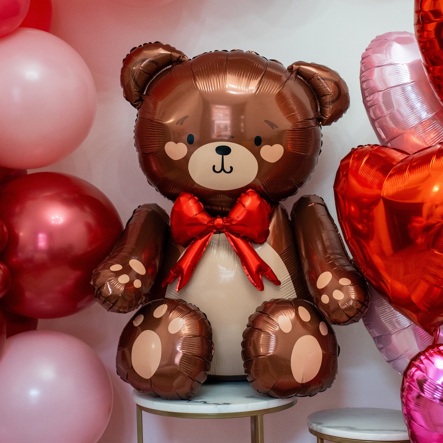air filled teddy bear balloon
