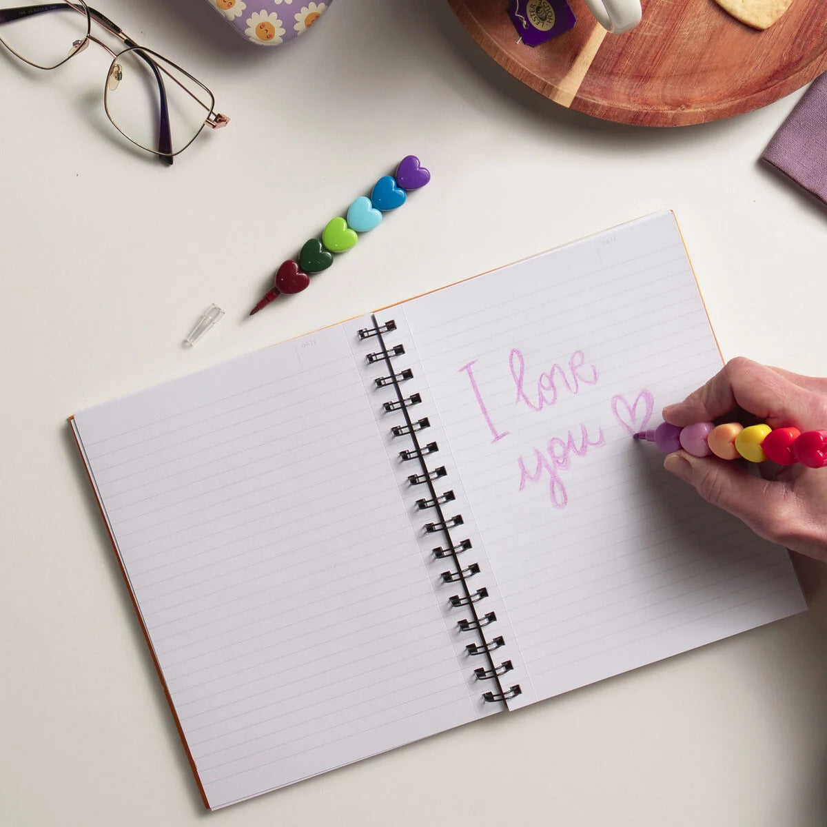 Legami 12 Stackable Crayons - Dream in Colour