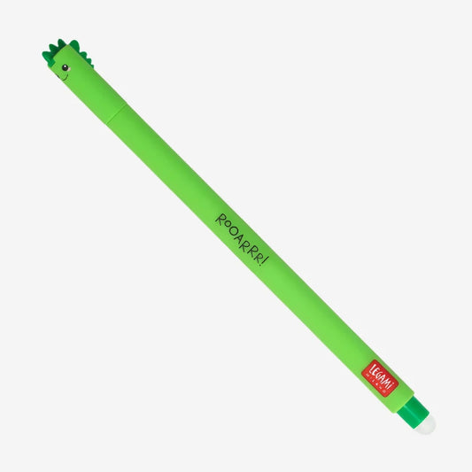 Legami Erasable Gel Pen - Dino - Green
