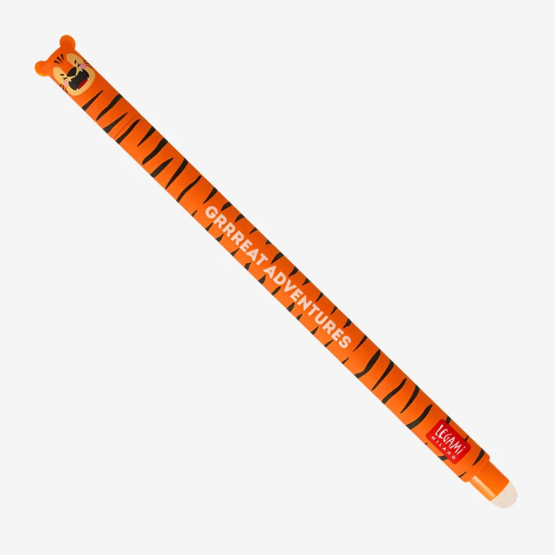 Legami Erasable Gel Pen - Tiger - Orange
