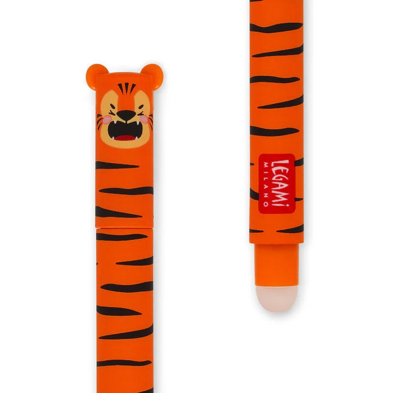 Legami Erasable Gel Pen - Tiger - Orange