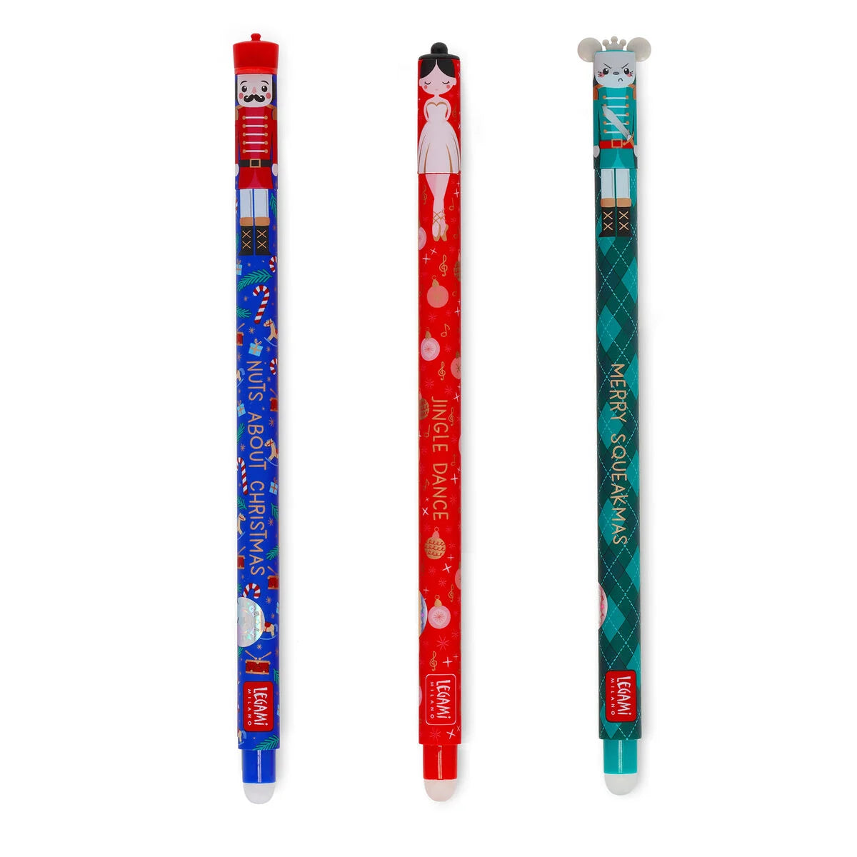 *Limited Edition!* Set of 3 Erasable Gel Pens - Christmas 2025