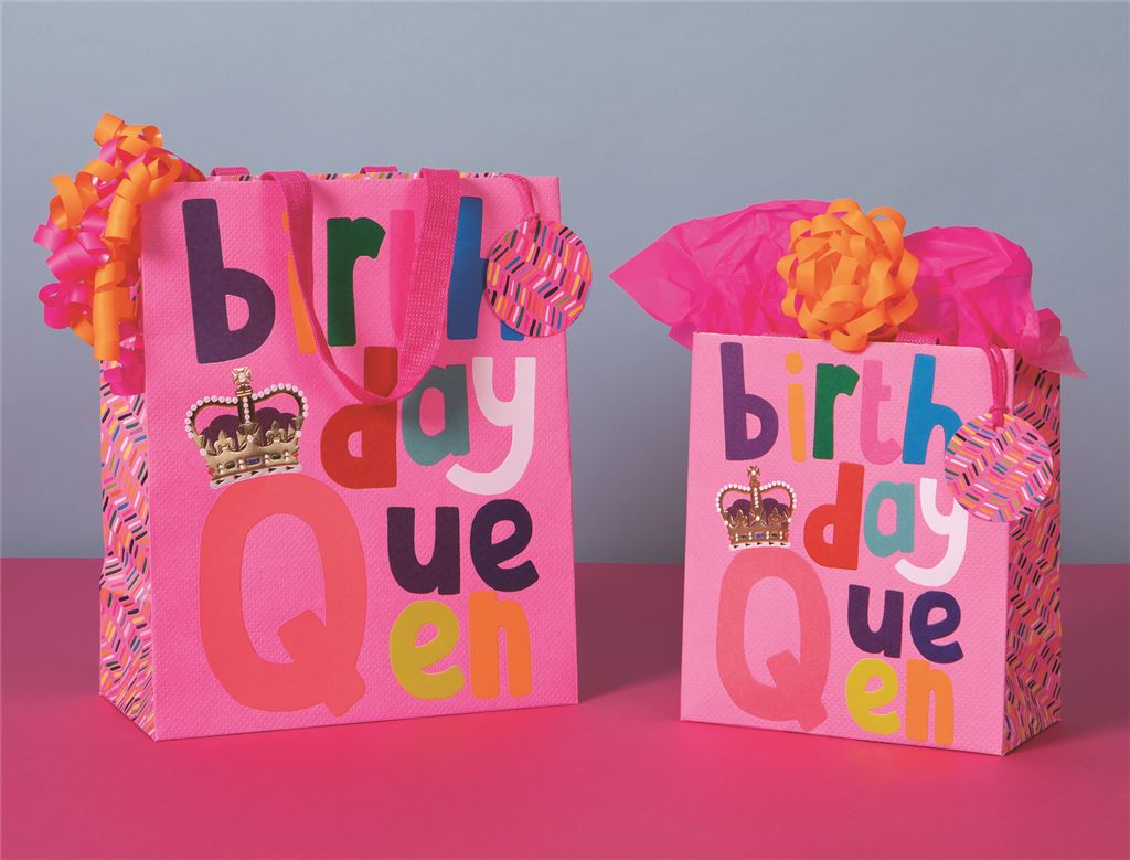 Birthday Queen Medium Gift Bag by Paper Salad