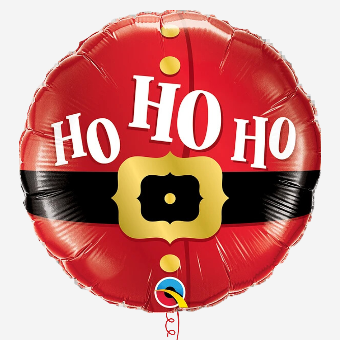 Ho Ho Ho Santa's Belt Inflated Foil Balloon