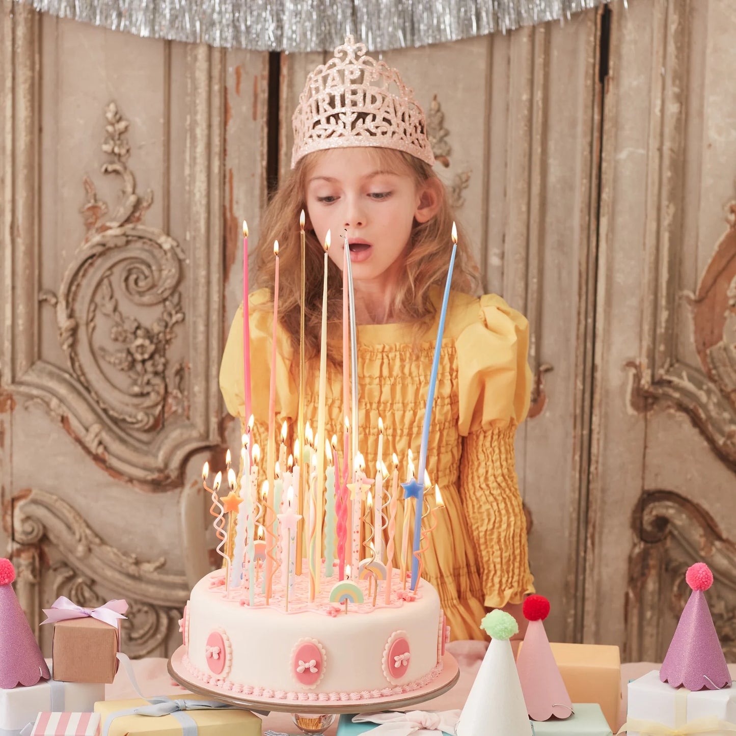 Mixed Swirly Candles (x 20) - Meri Meri