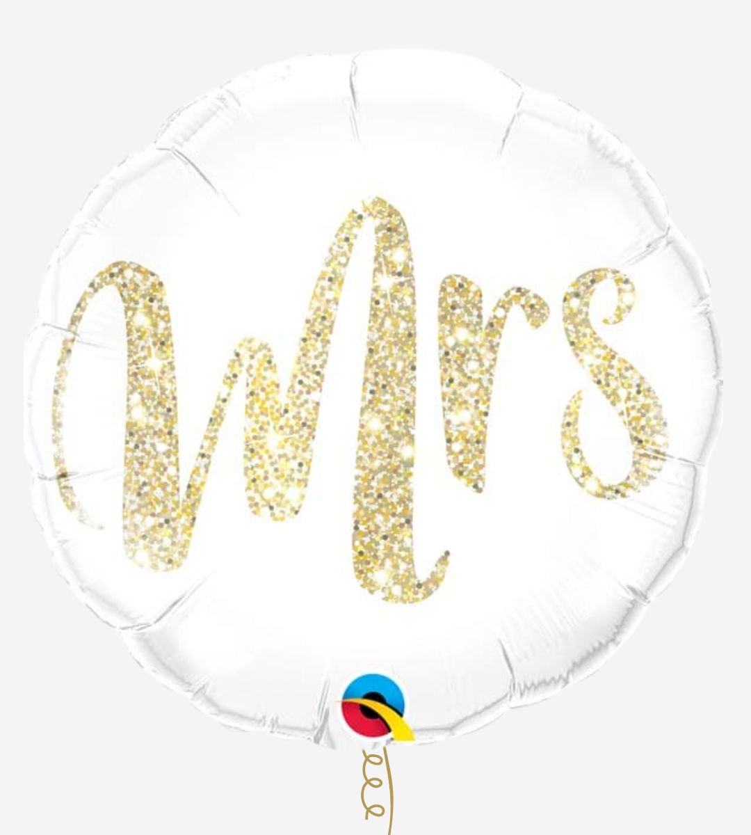Mrs. Glitter Gold 18" Foil Balloon