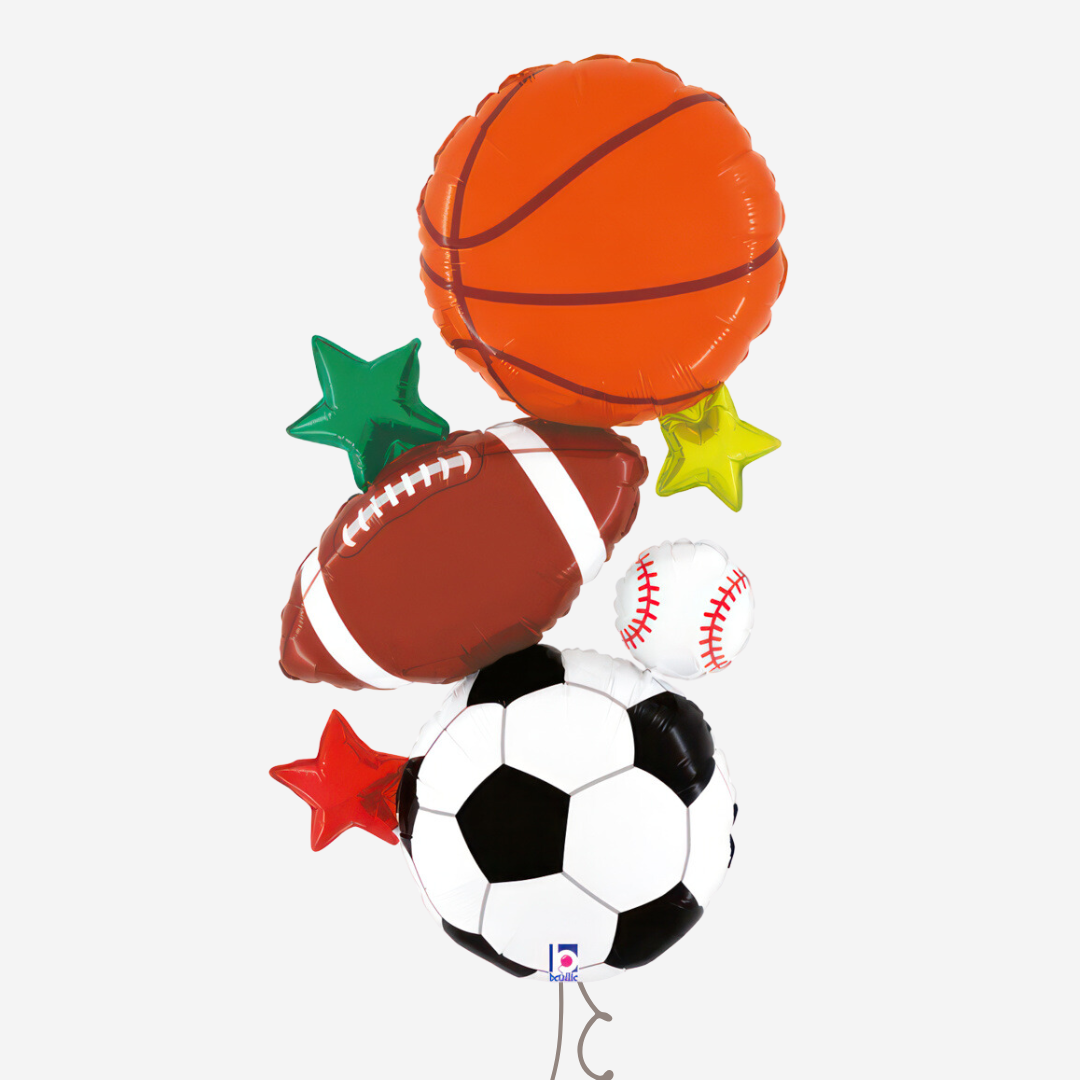 Multi-Sports Stacker Inflated Foil Balloon