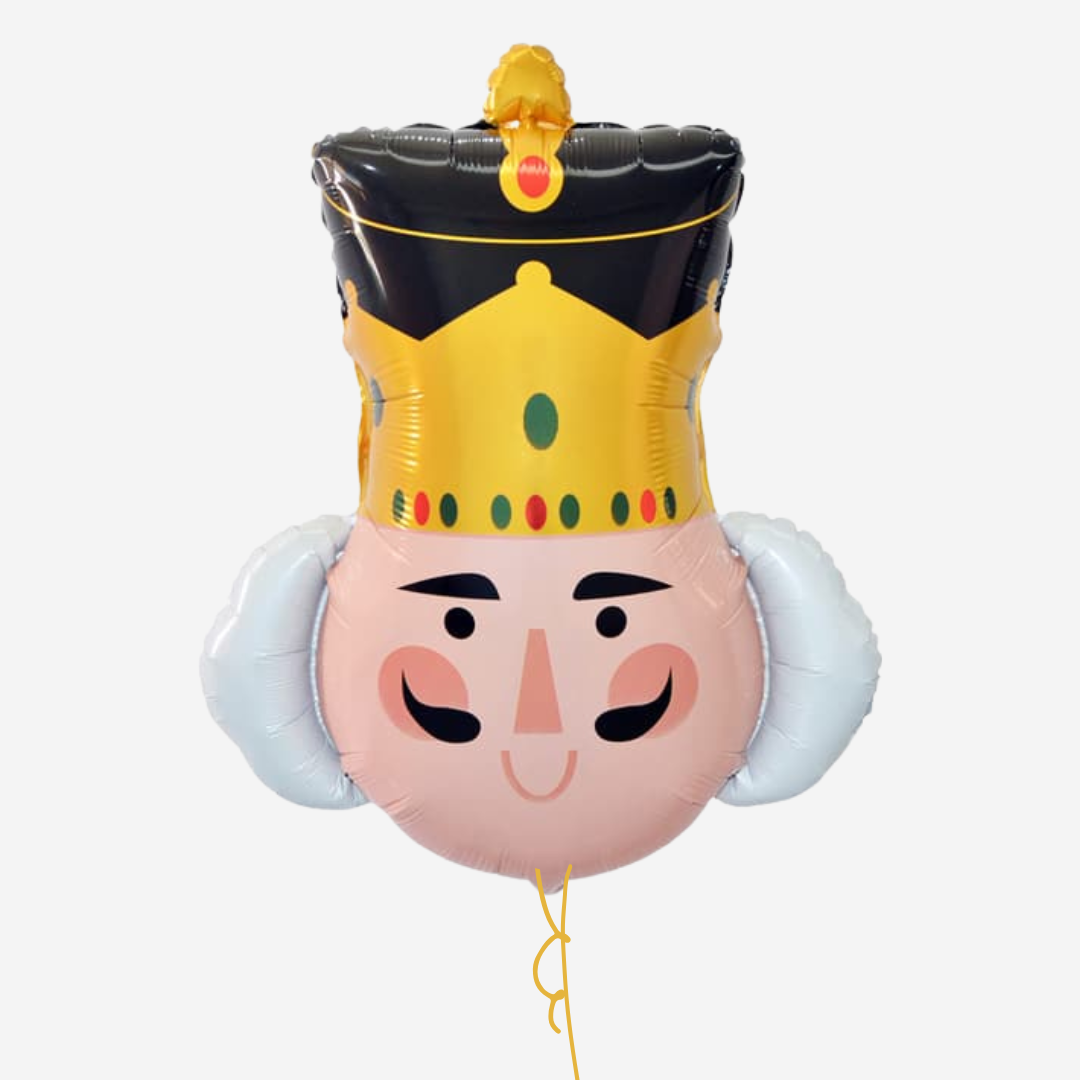 Nutcracker Head Large Foil Inflated Balloon