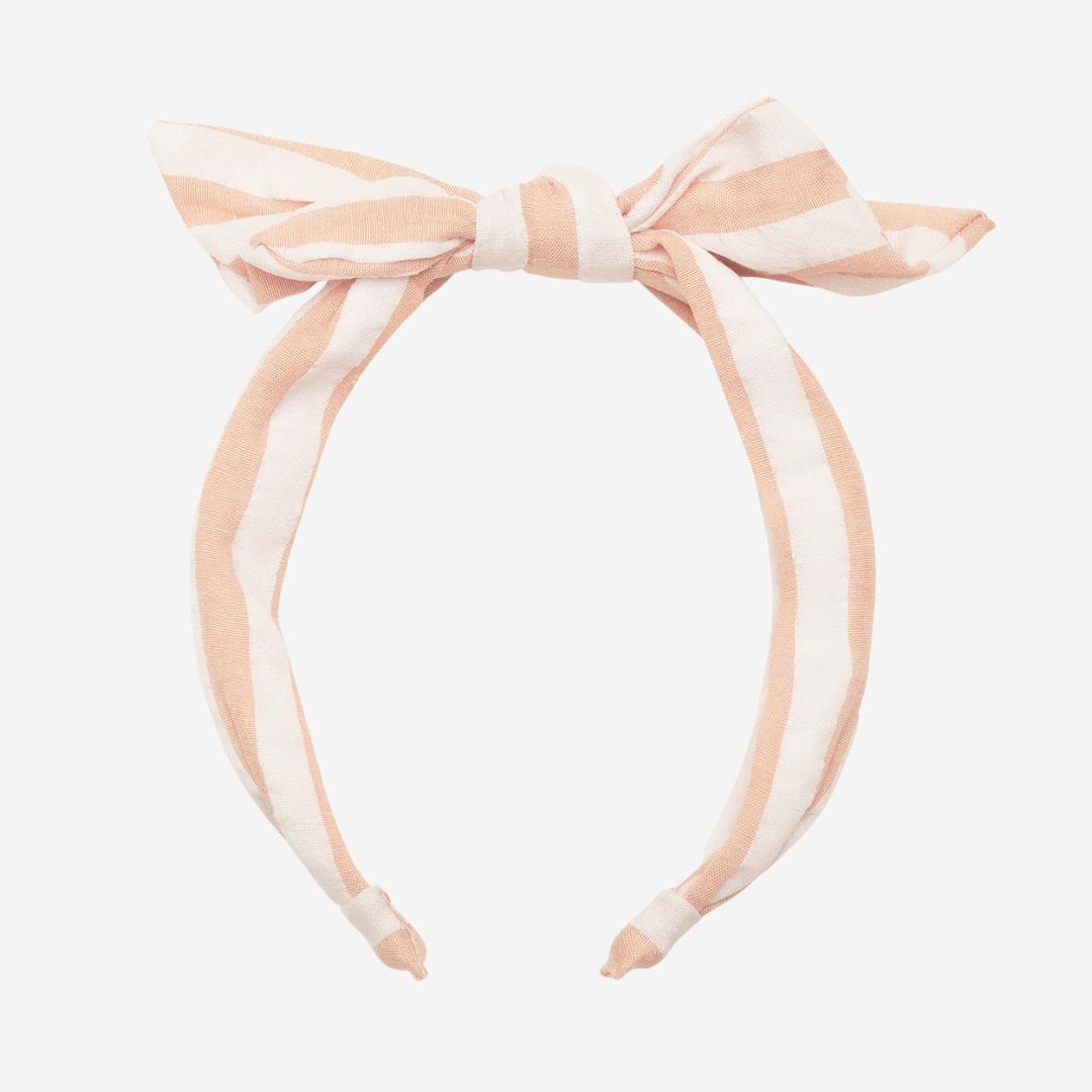 Wide Stripe Tie Headband