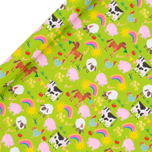 Farmyard Wrapping Paper Roll