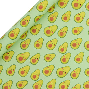 Cute Avocado Wrapping Paper Roll