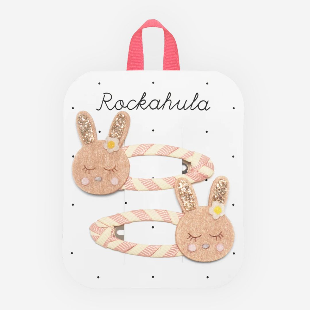Stripy Bunny Clips
