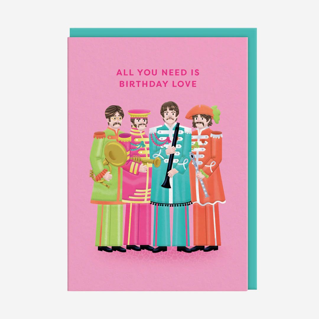 The Beatles Birthday Card