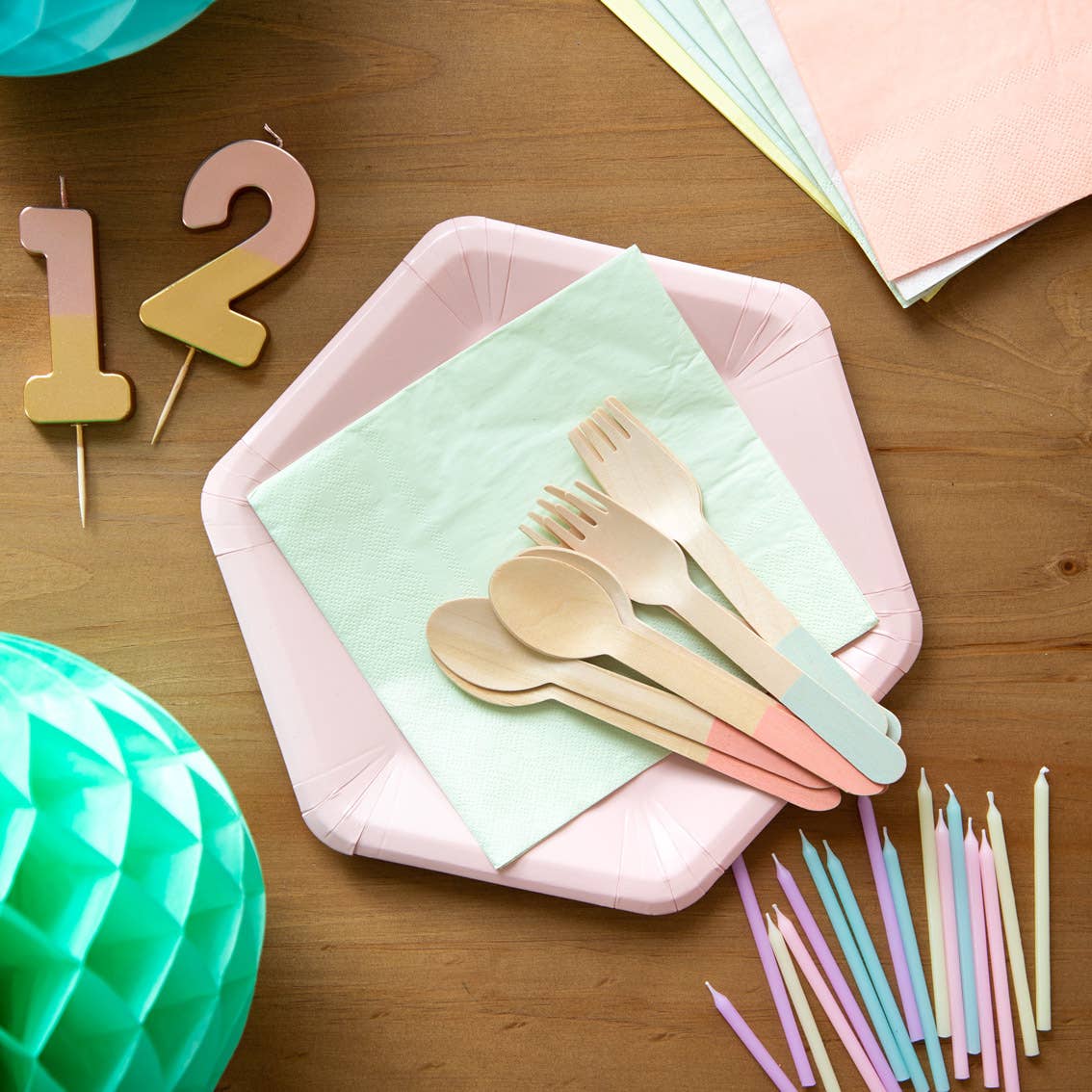 Pastel Paper Napkins