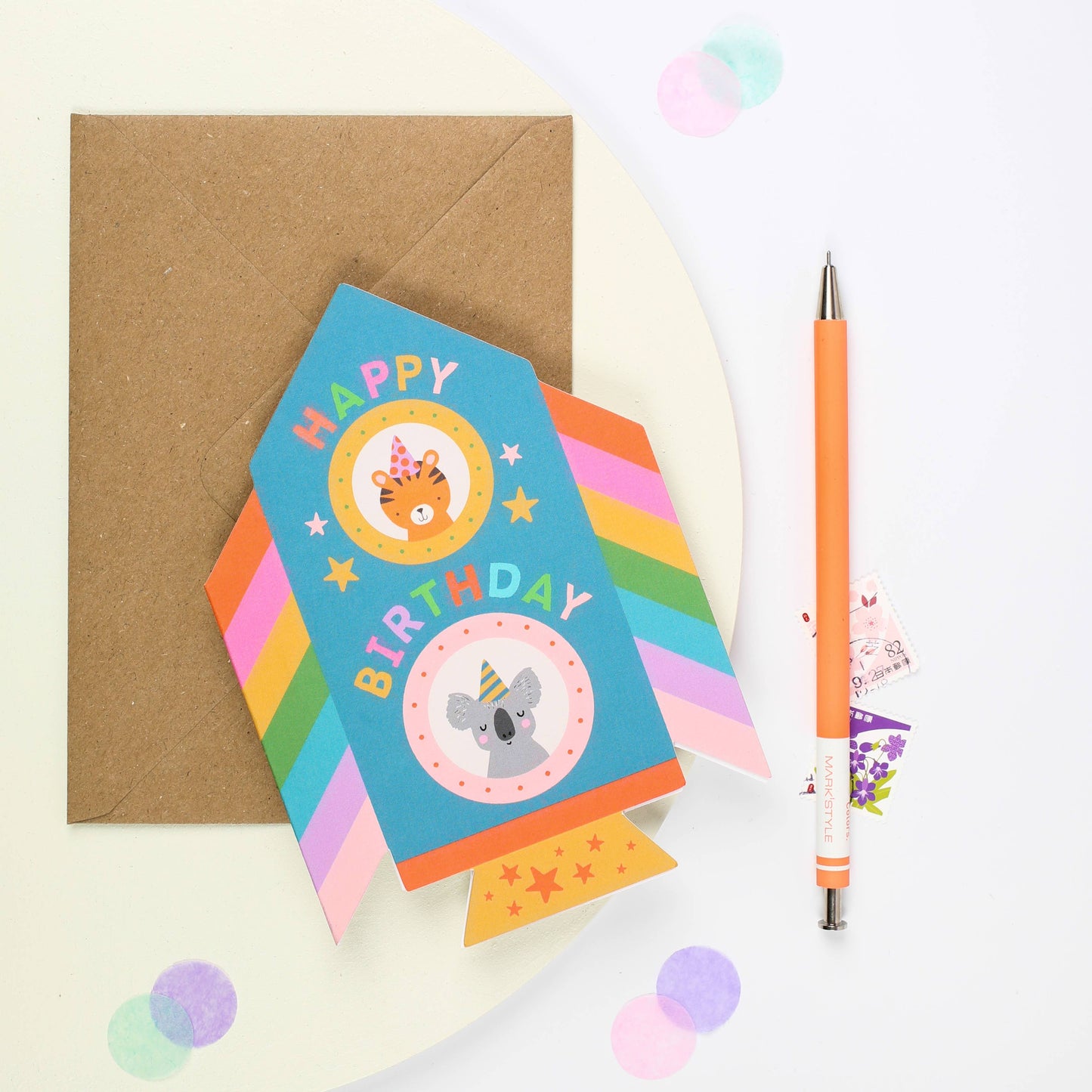 Rocket Birthday Card