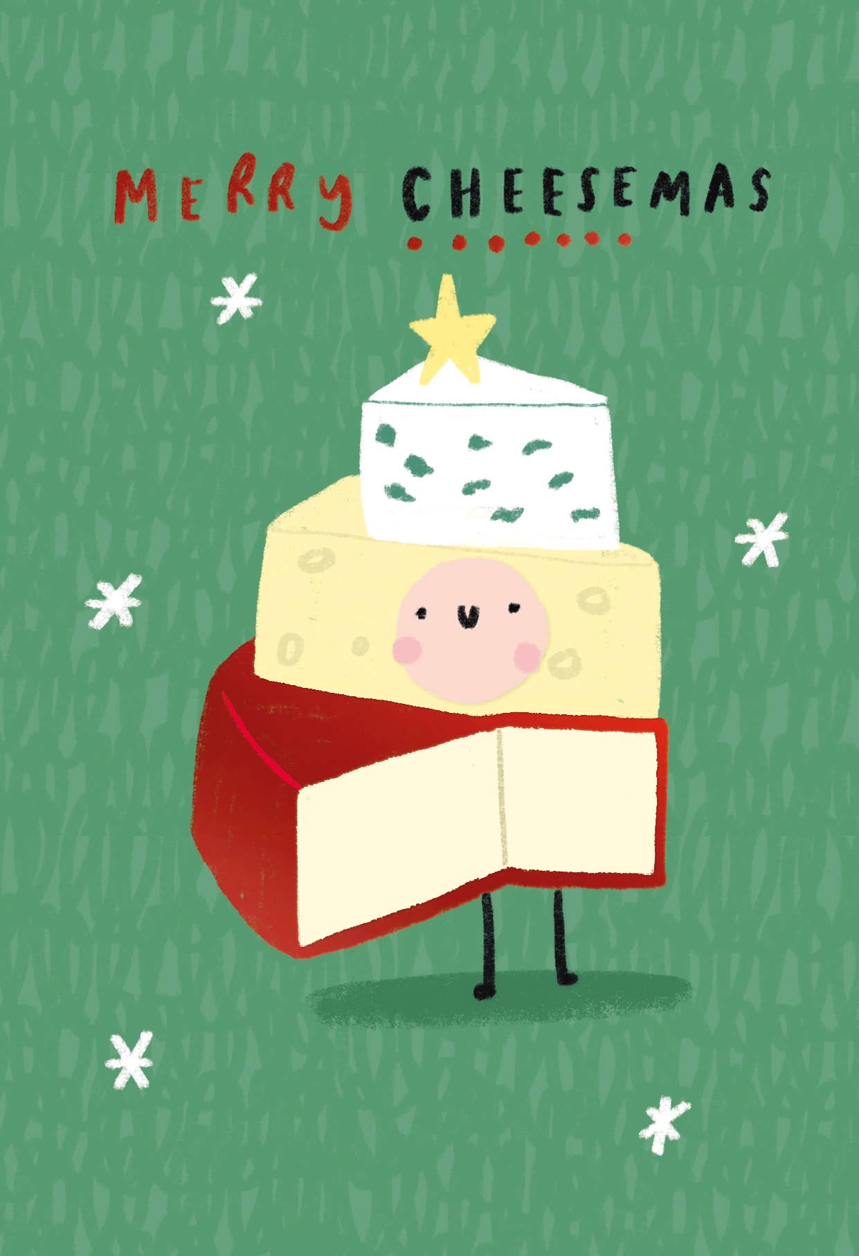 Cheeky Bum Cheesemas Christmas Card