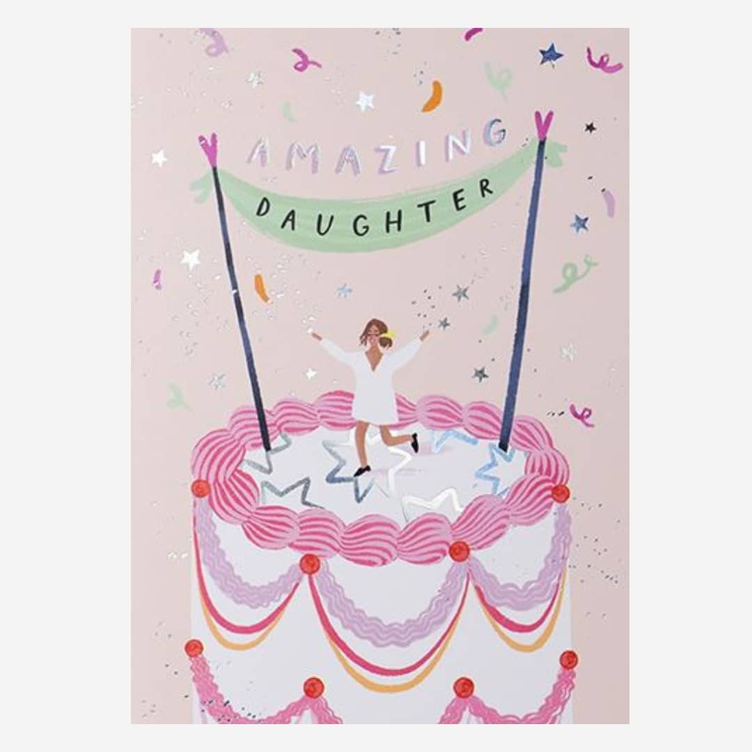 "Amazing Daughter" Greeting Card