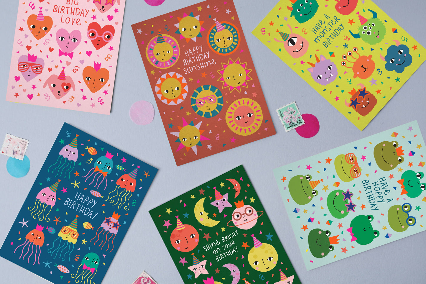 Party Frogs Birthday Card