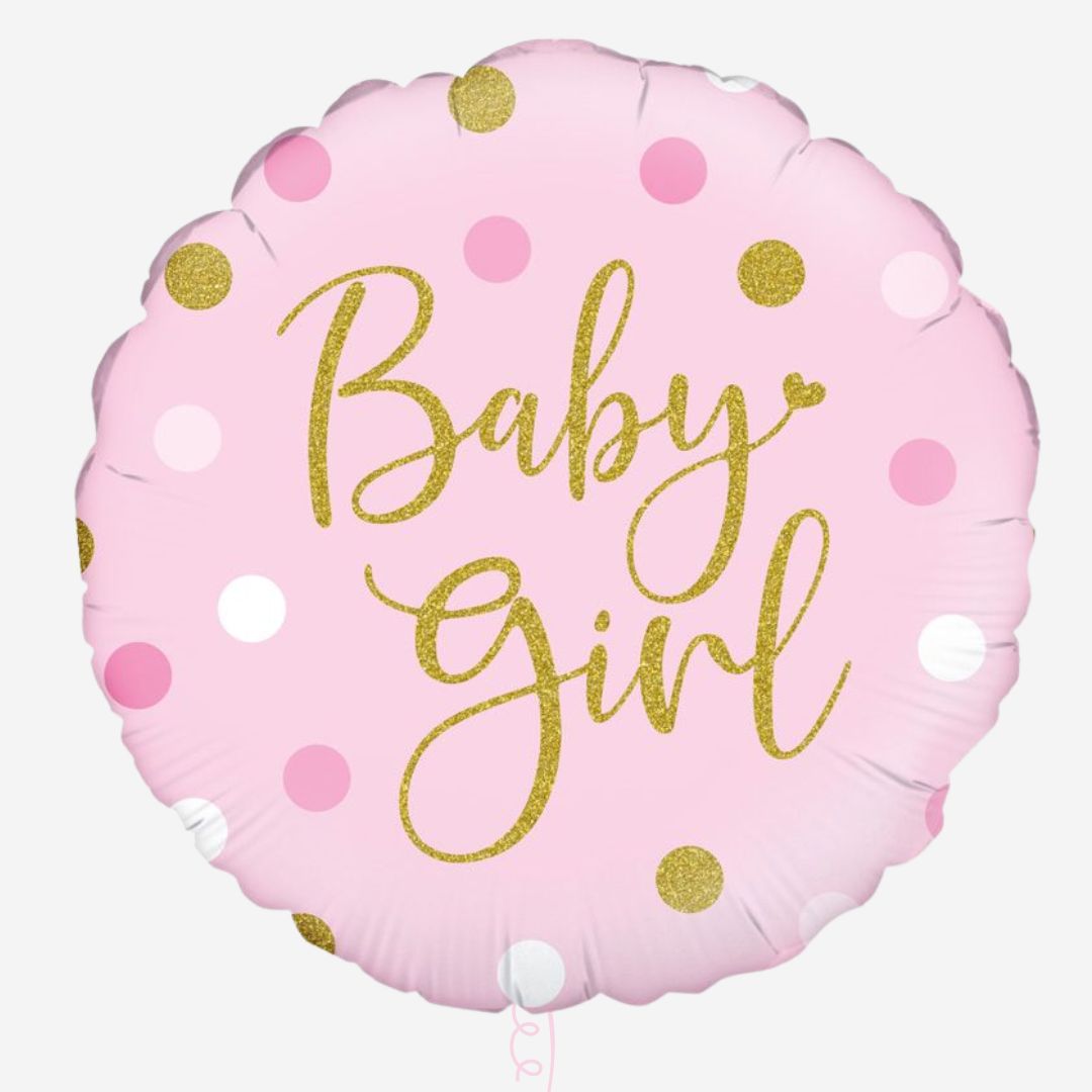 Baby Girl Inflated Foil Balloon