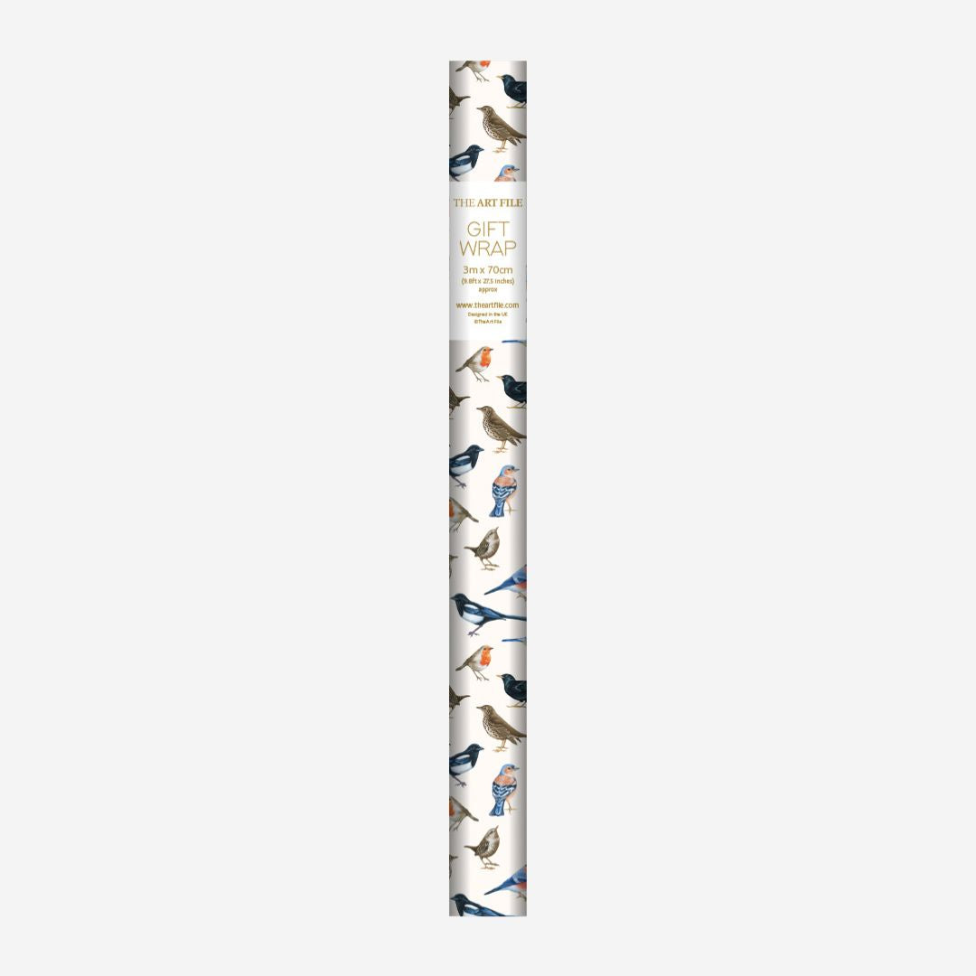Birdsong Cream Birds 3M Wrapping Paper Roll