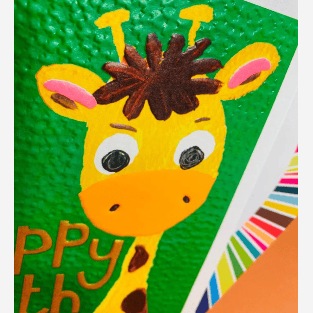 Birthday Giraffe Card by Paper Salad