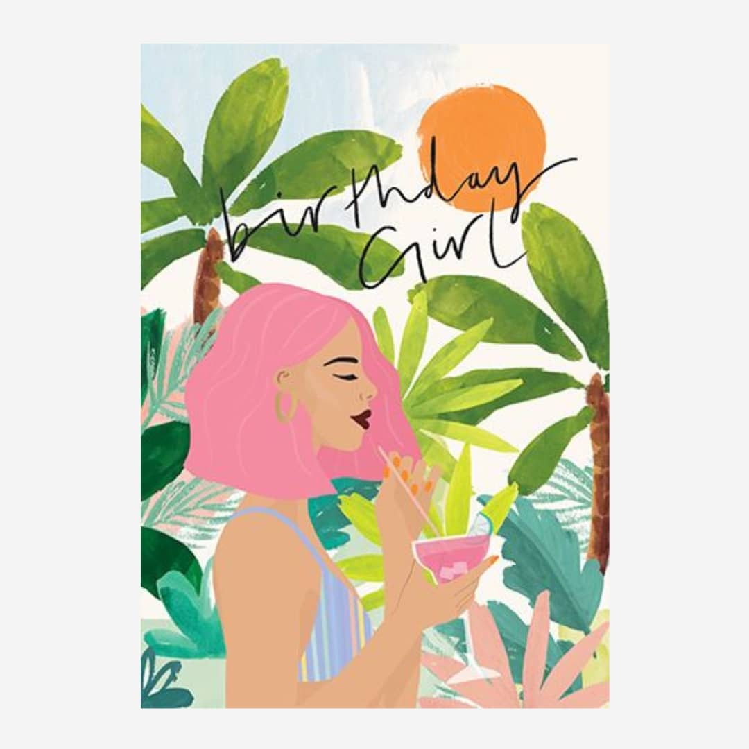 "Birthday Girl" Birthday Card