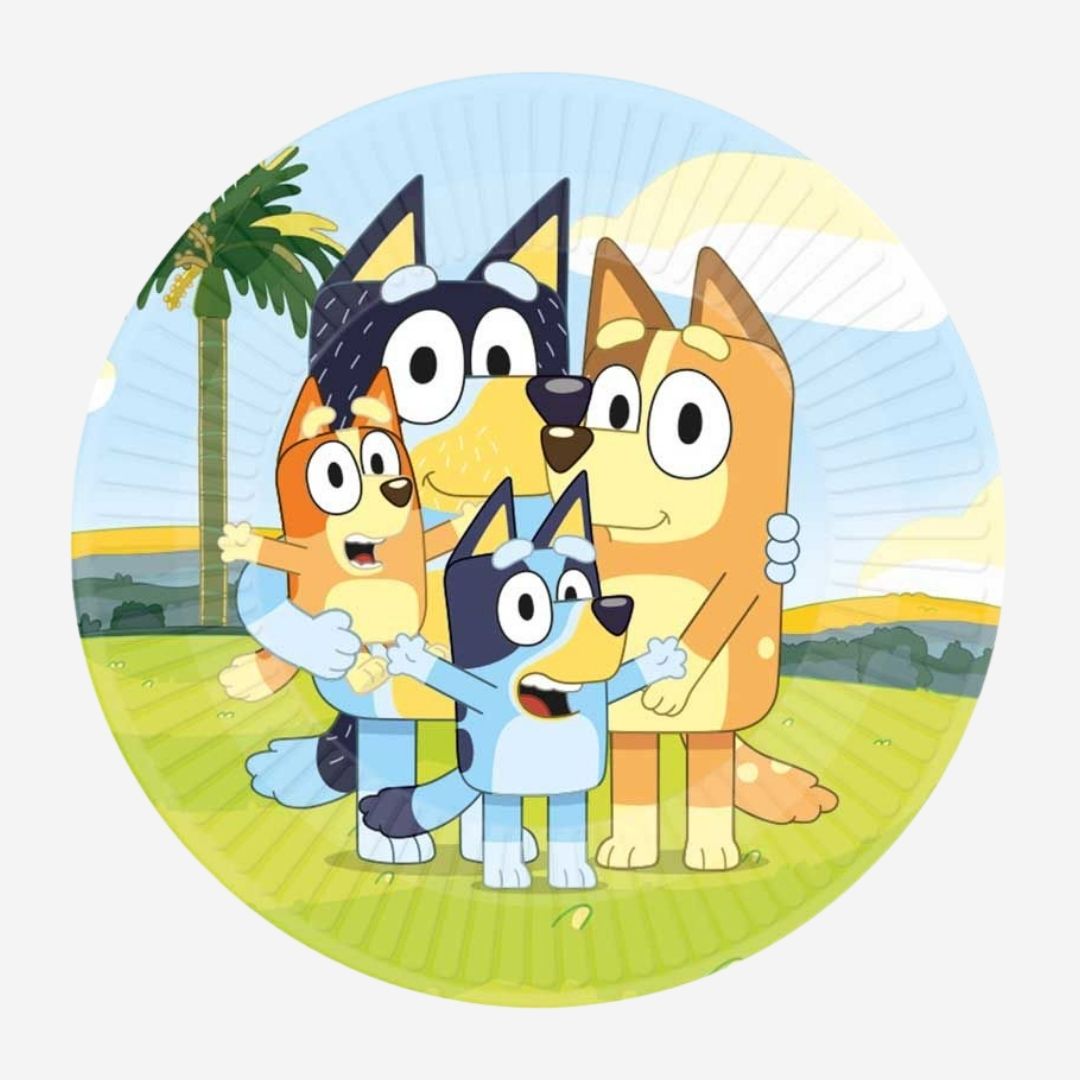 Bluey Plates
