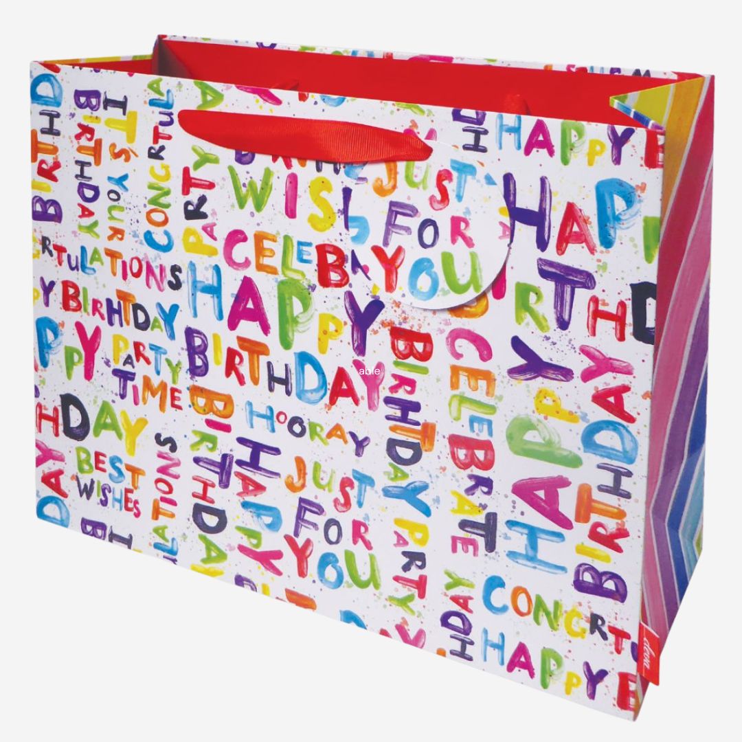 Party Brights Happy Birthday Large Gift Bag