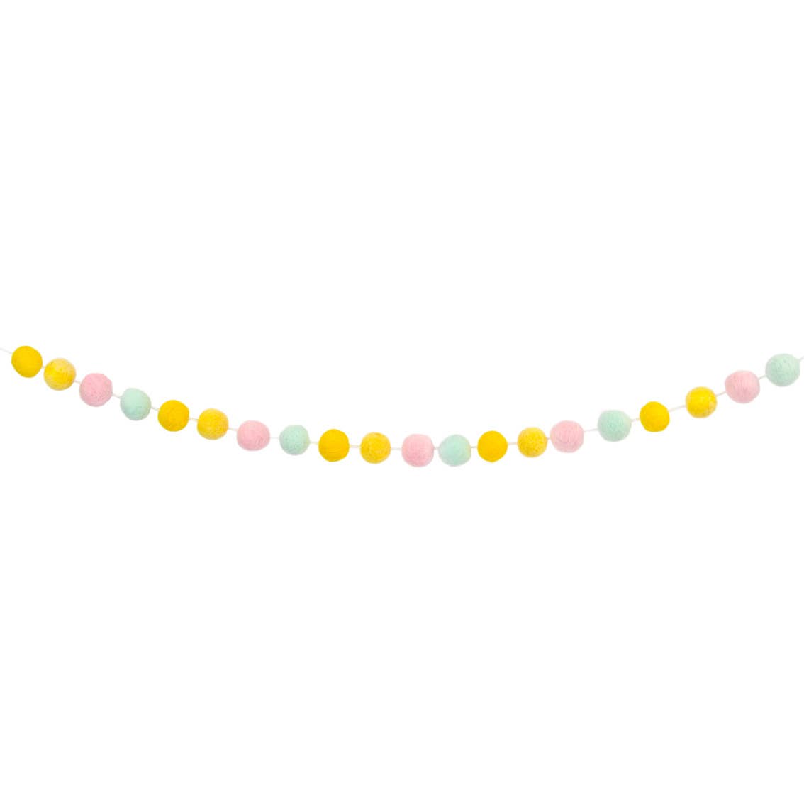 Pastel Felt Garland Decoration