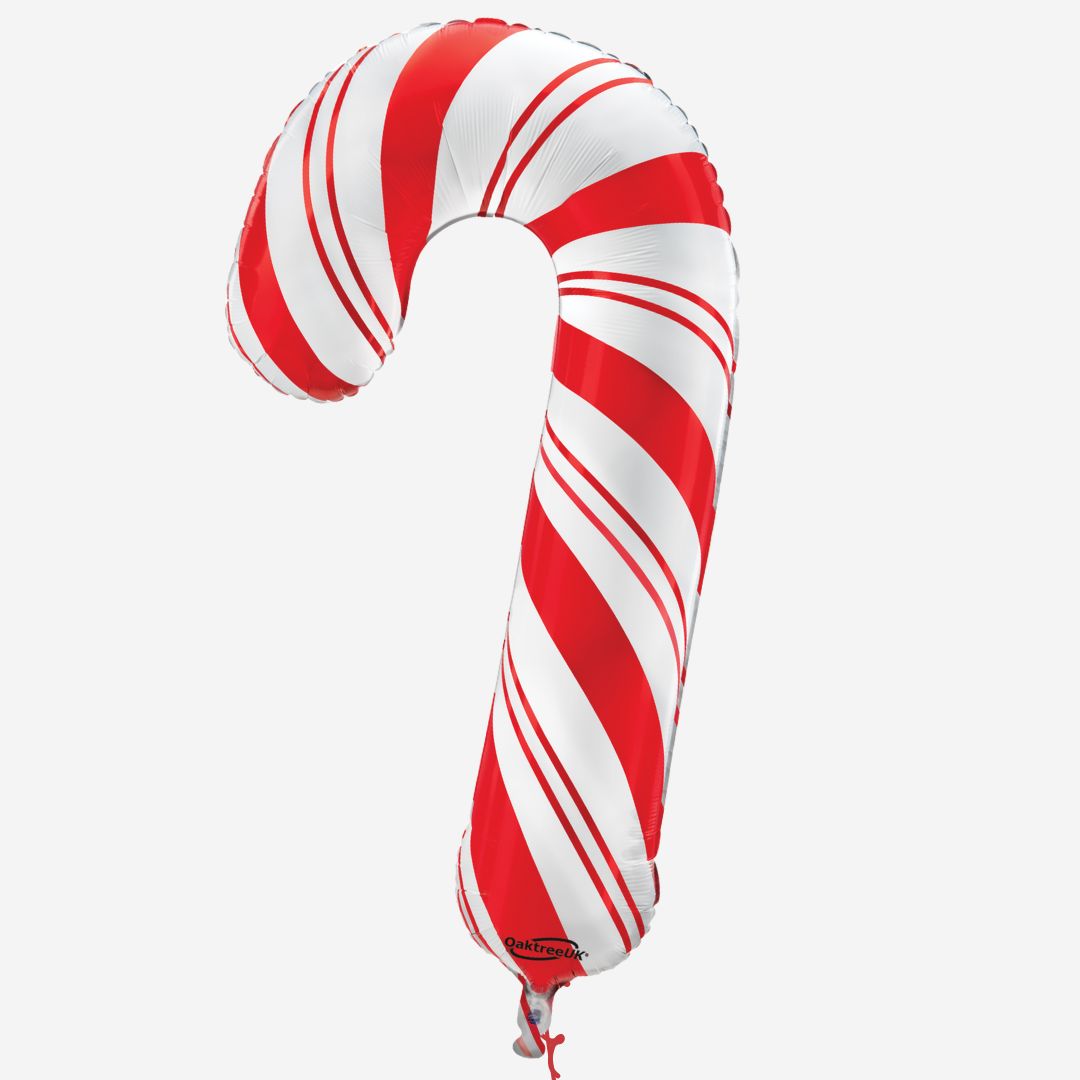 Red White Candy Cane Large Inflated Balloon