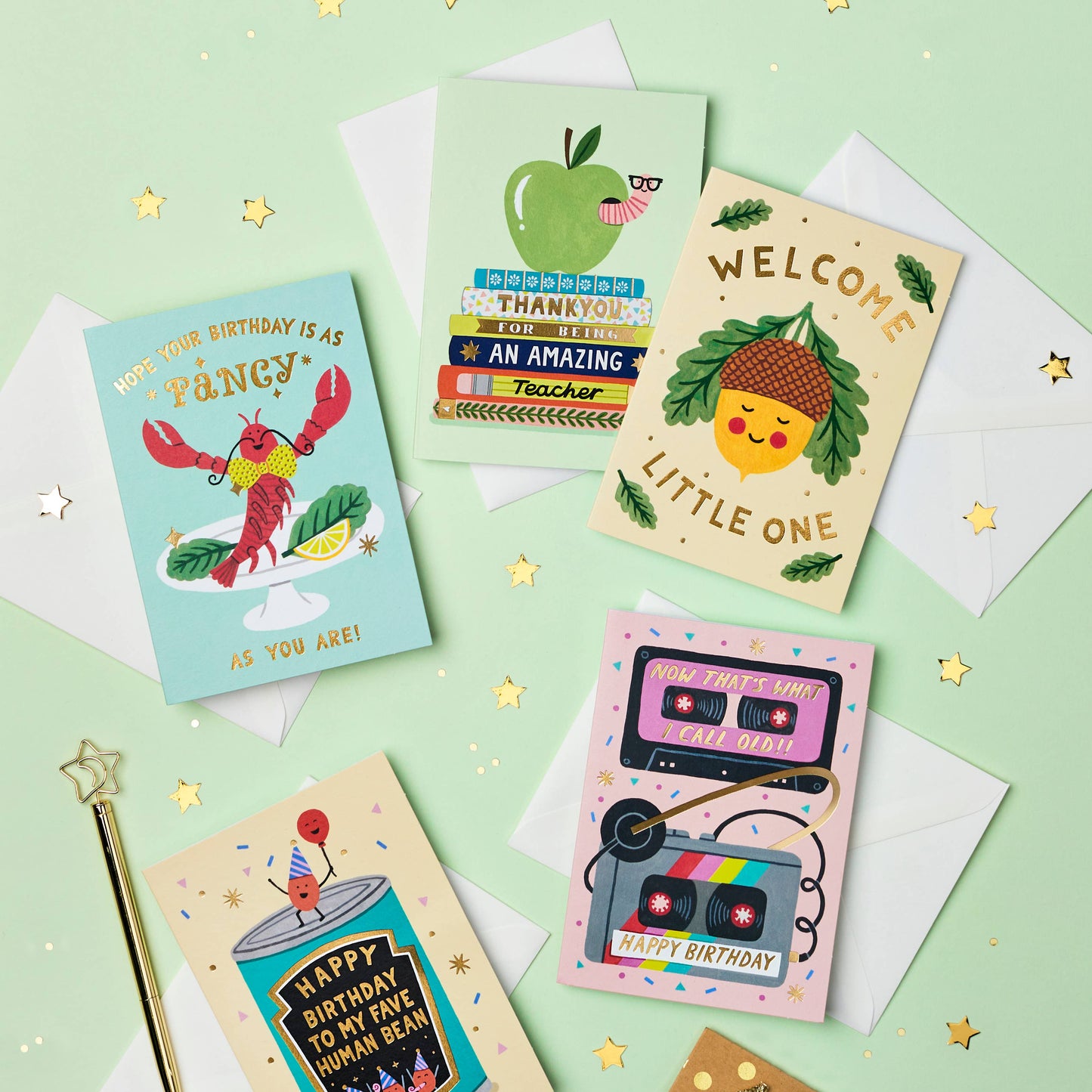 Little Acorn New Baby Card | Gender Neutral Baby Card: Celo bags