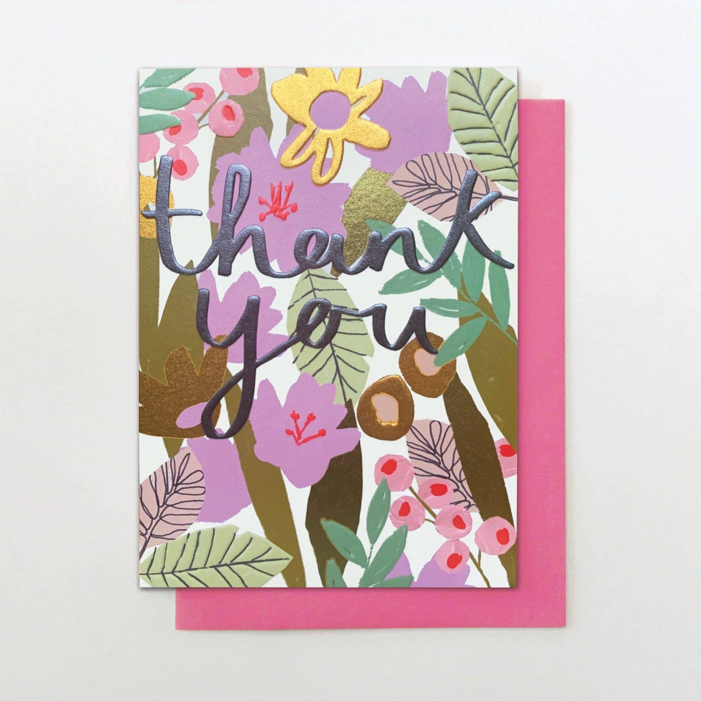 Floral Thank You Card
