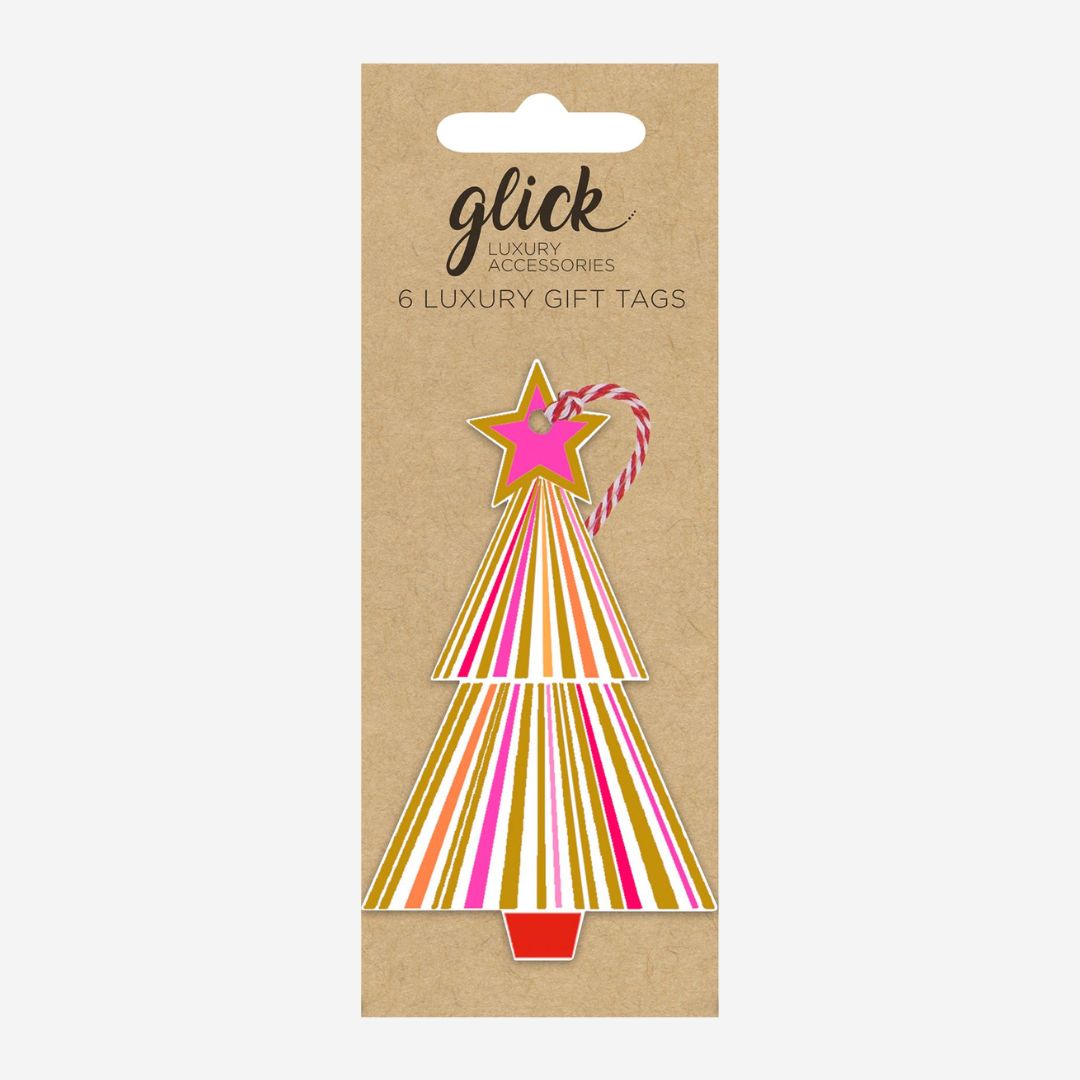 Contemporary Christmas Tree Gift Tags